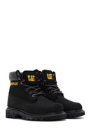 Caterpillar Women's Black Nubuck Leather Colorado Boots | Derimod