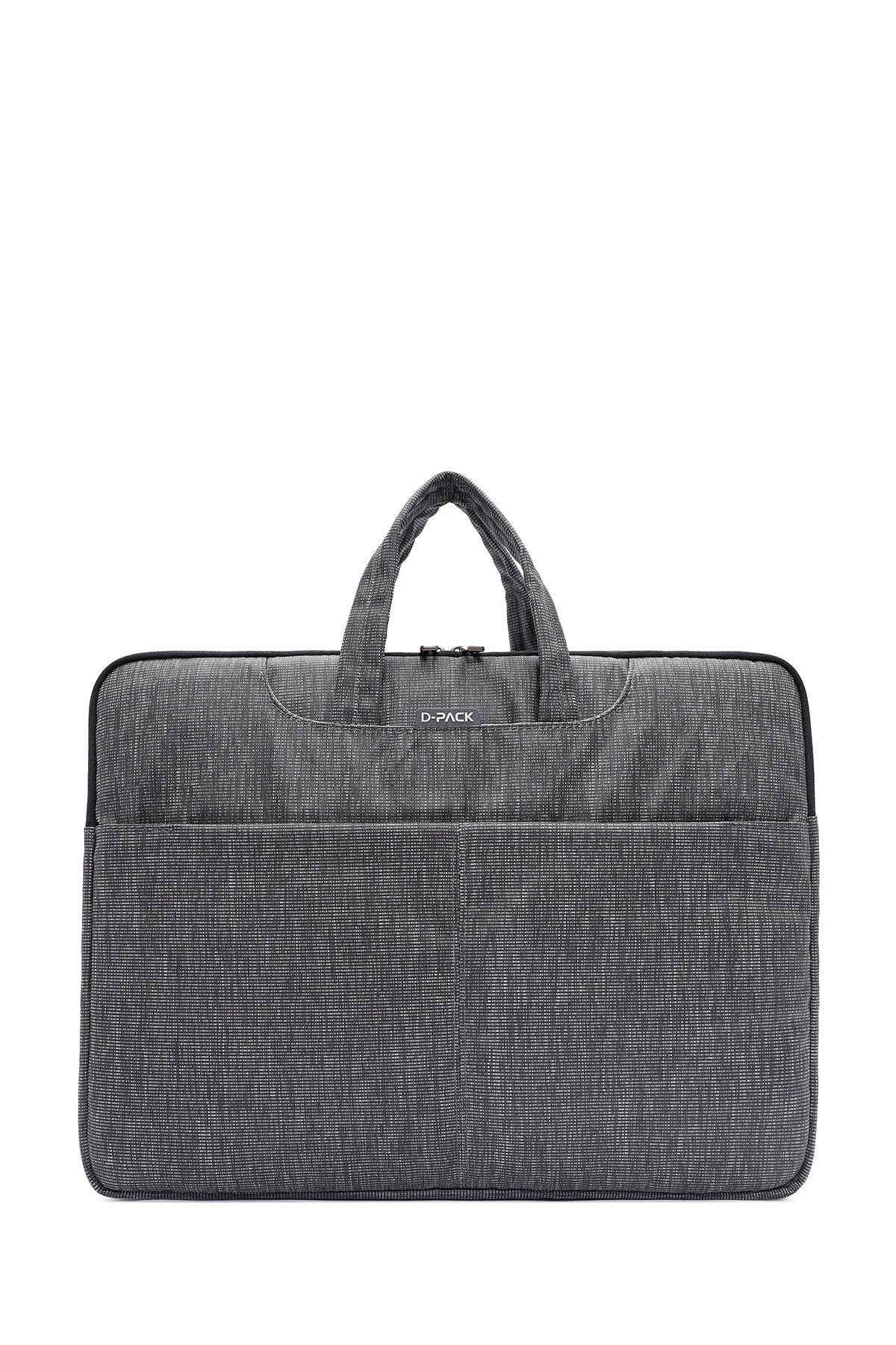 D-Pack Men's Grey Fabric Briefcase 24WBD30096F | Derimod