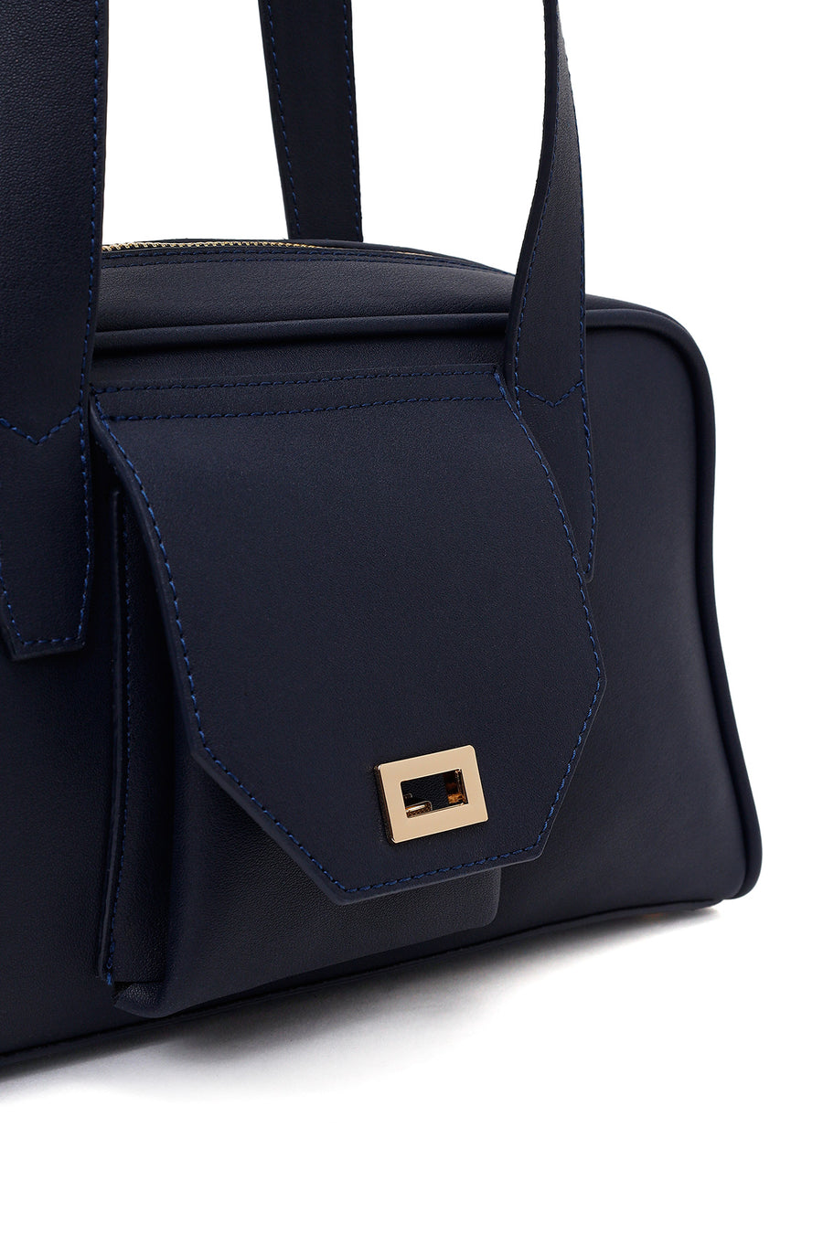 Woman Navy Blue Classic Shoulder Bag