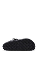 Birkenstock Men's Black Flip Flops Gizeh Eva Slippers | Derimod