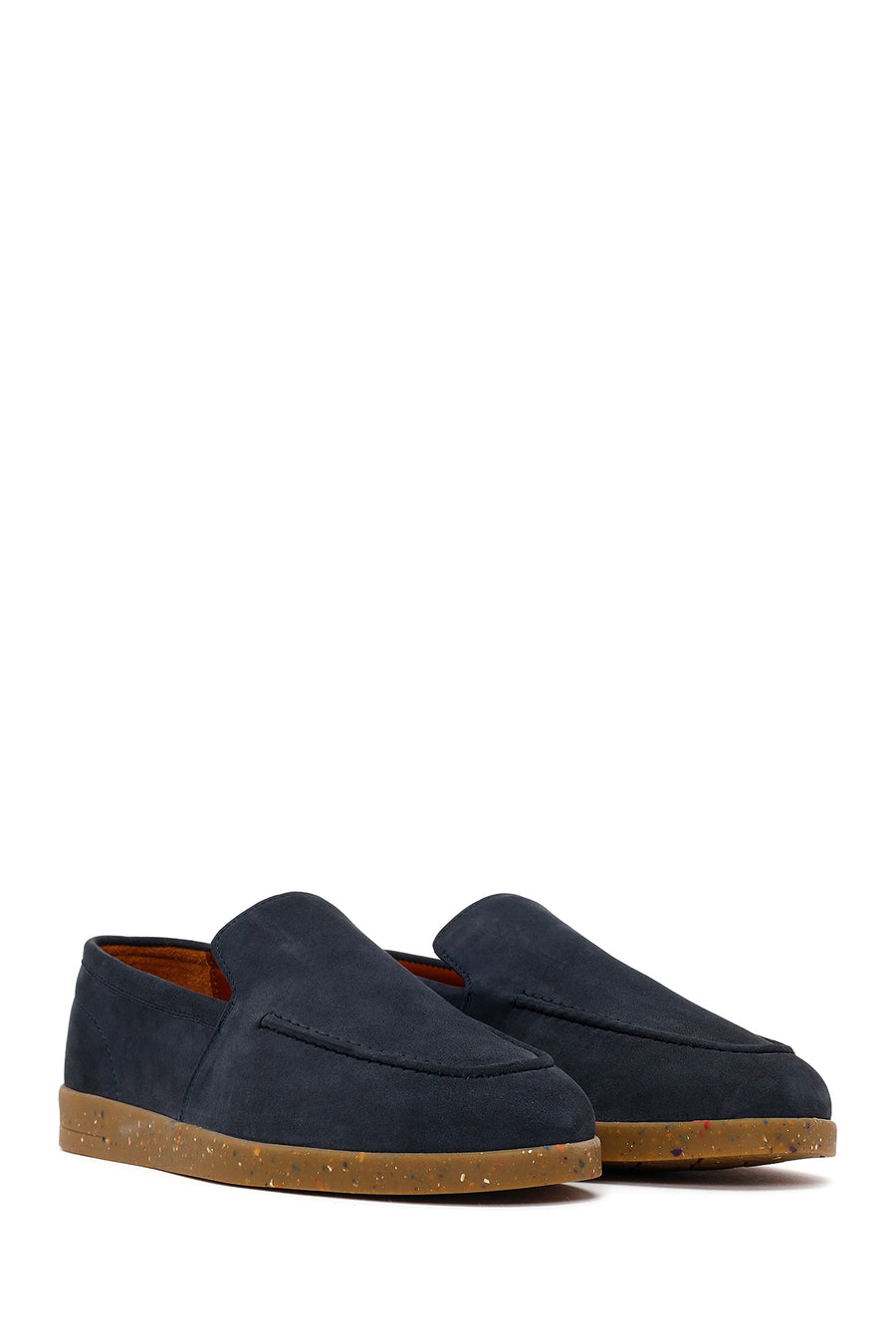 Male Navy Suede Loafer