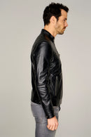 Adrian Men's Leather Jacket | Derimod