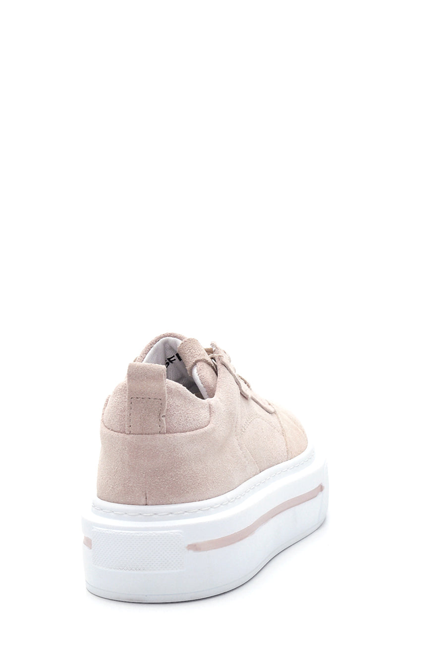 Kadın Deri Süet Yüksek Taban Sneaker