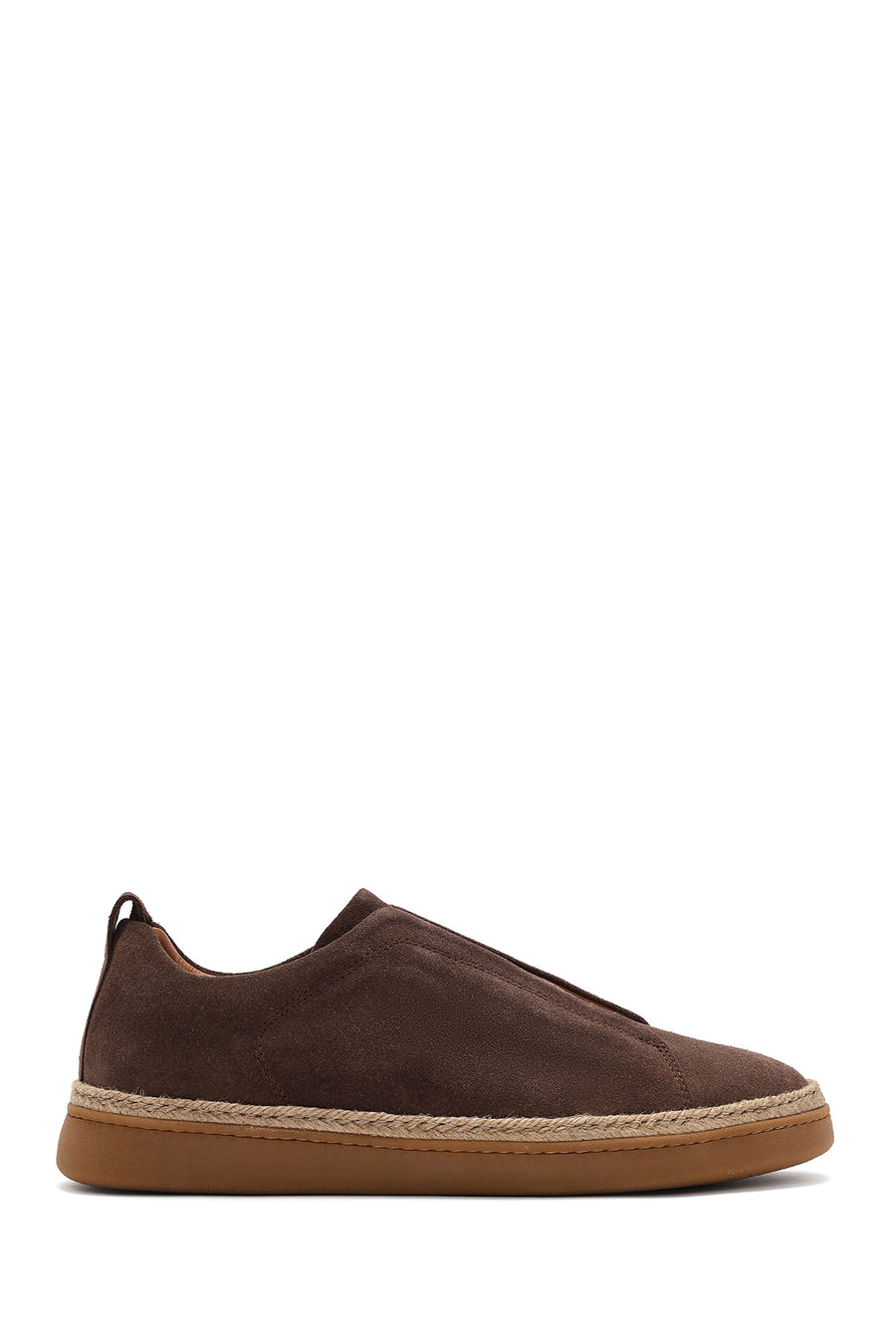 Men's Mink Suede Leather Sneaker 25SFD631710 | Derimod
