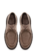 Male Mink Lace-Up Thick-Soled Suede Casual Shoes | Derimod