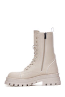 Women's Beige Thick Soled Boots | Derimod