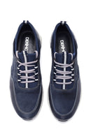 Erkek Deri Nubuk Sneaker | Derimod