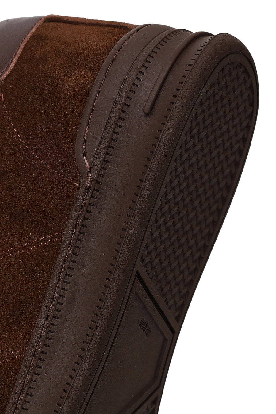 Male Brown Lace-Up Suede Leather Sneaker