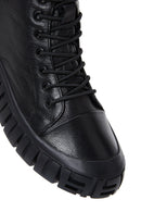 Men's Black Leather Boots | Derimod