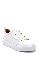 Erkek Deri Delikli Sneaker | Derimod
