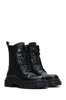 Women's Black Leather Boots | Derimod