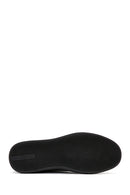 Men's Black Leather Sneaker | Derimod