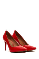 Women's Red Leather Stiletto | Derimod