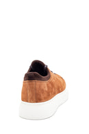 Erkek Taba Süet Deri Sneaker | Derimod