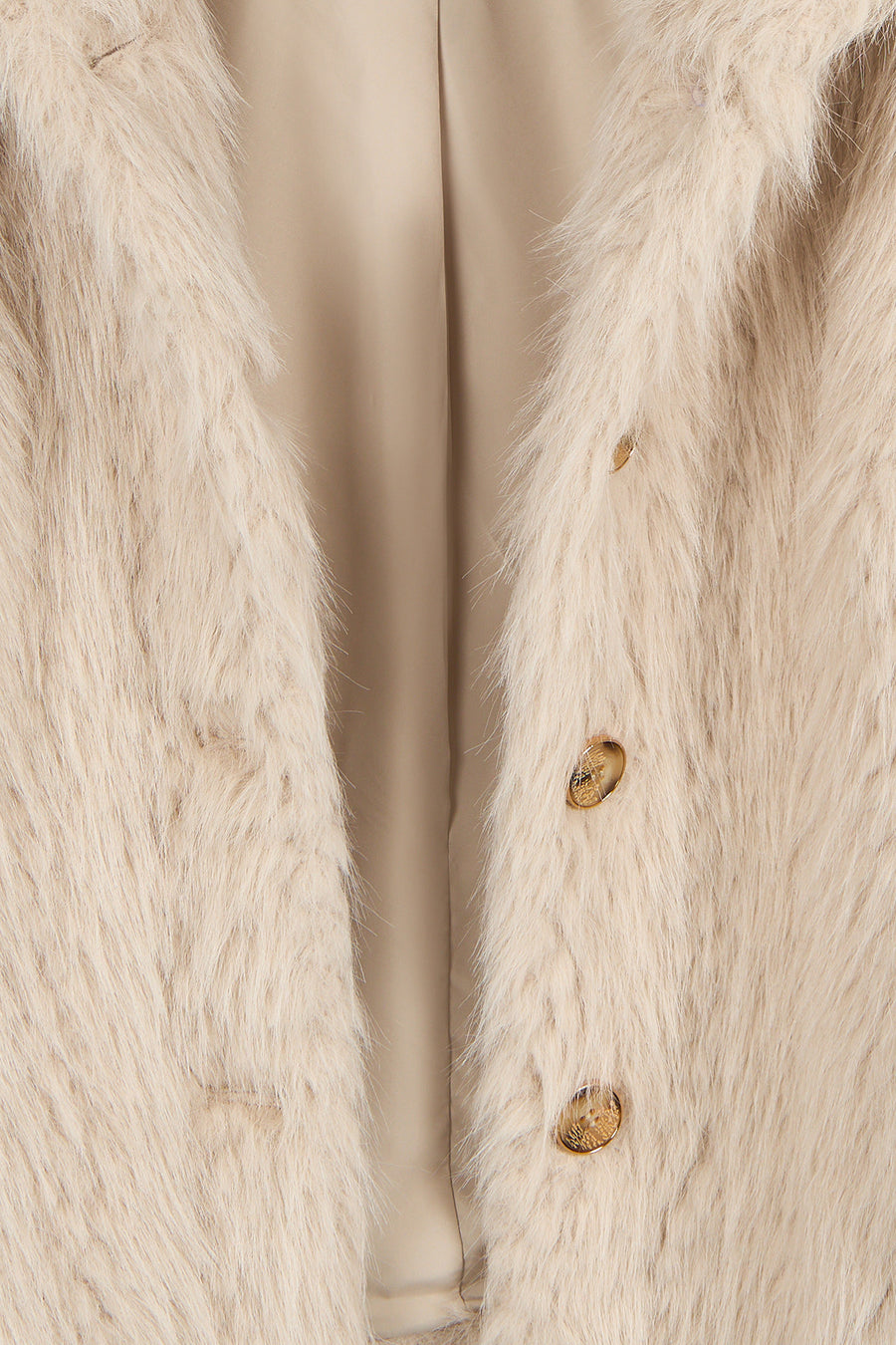 Andermatt Woman White Short Teddy Coats