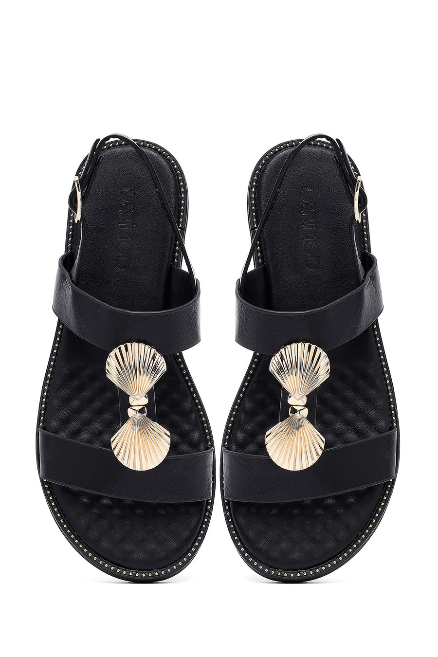 Woman Black Accessory Detailed Sandals