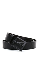 Men's Black Leather Belt | Derimod