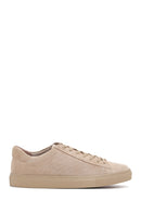 Men's Mink Suede Leather Sneaker | Derimod