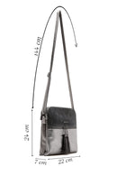 Women's Gray Long Strap Crossbody Bag | Derimod