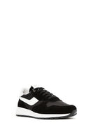 Men's Black Lace-up Leather Sneaker | Derimod