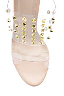 Women's Studded Detailed Heeled Slippers | Derimod