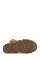 Women's Brown Thick Soled Suede Leather Boots | Derimod
