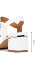 Women's White Thick Heeled Sandals | Derimod