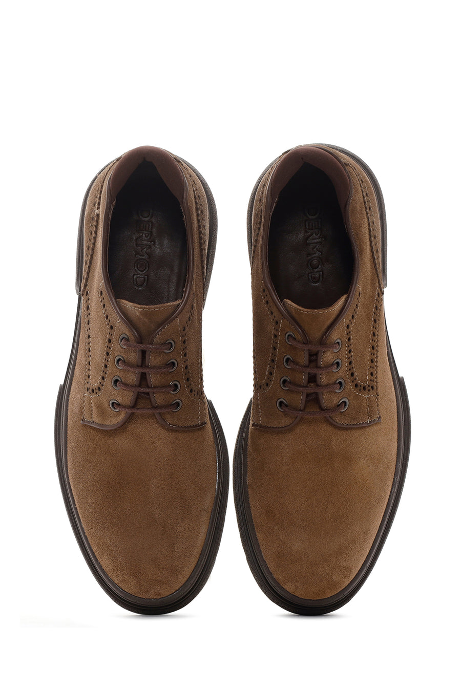 Erkek Vizon Süet Deri Casual Ayakkabı