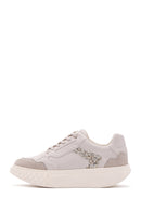 Women's Beige Thick Soled Sneaker | Derimod