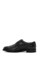 Men's Black Laced Leather Classic Shoes | Derimod