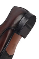 Derimod Black Male Brown Lace-Up Classic Leather Shoes | Derimod