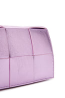 Women's Purple Long Strap Quilted Crossbody Bag | Derimod