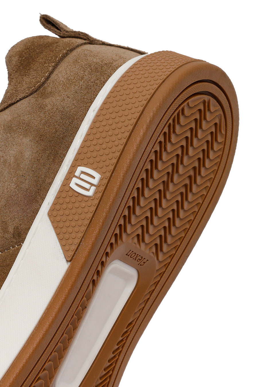 Erkek Bej Bağcıklı Süet Deri Sneaker