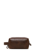 Male Brown Leather Handbag | Derimod