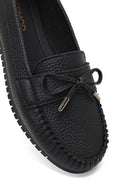 Kadın Siyah Tokalı Loafer | Derimod