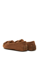 Women's Leather Suede Tassel Loafer | Derimod