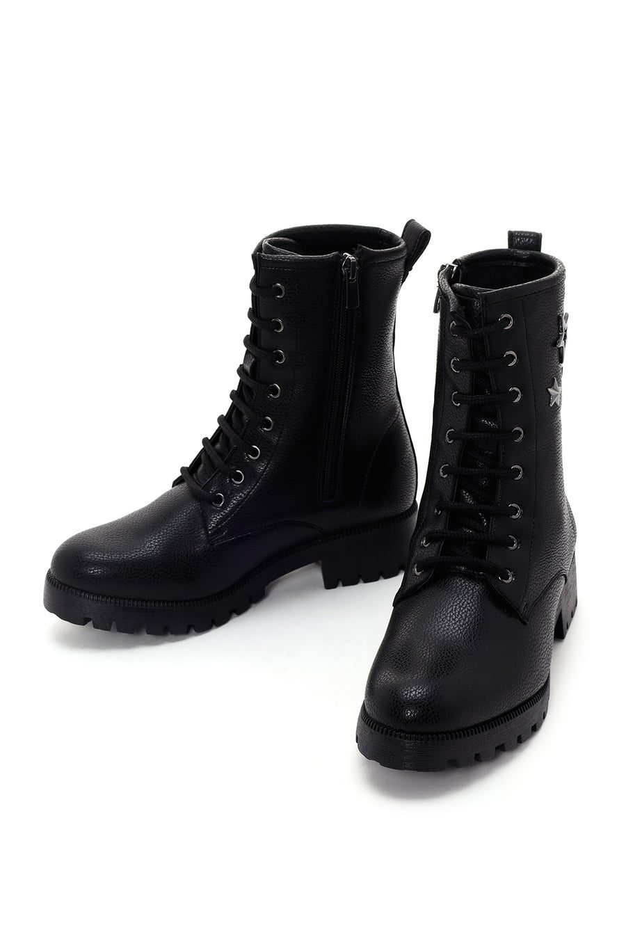 Women's Black Zippered Boots