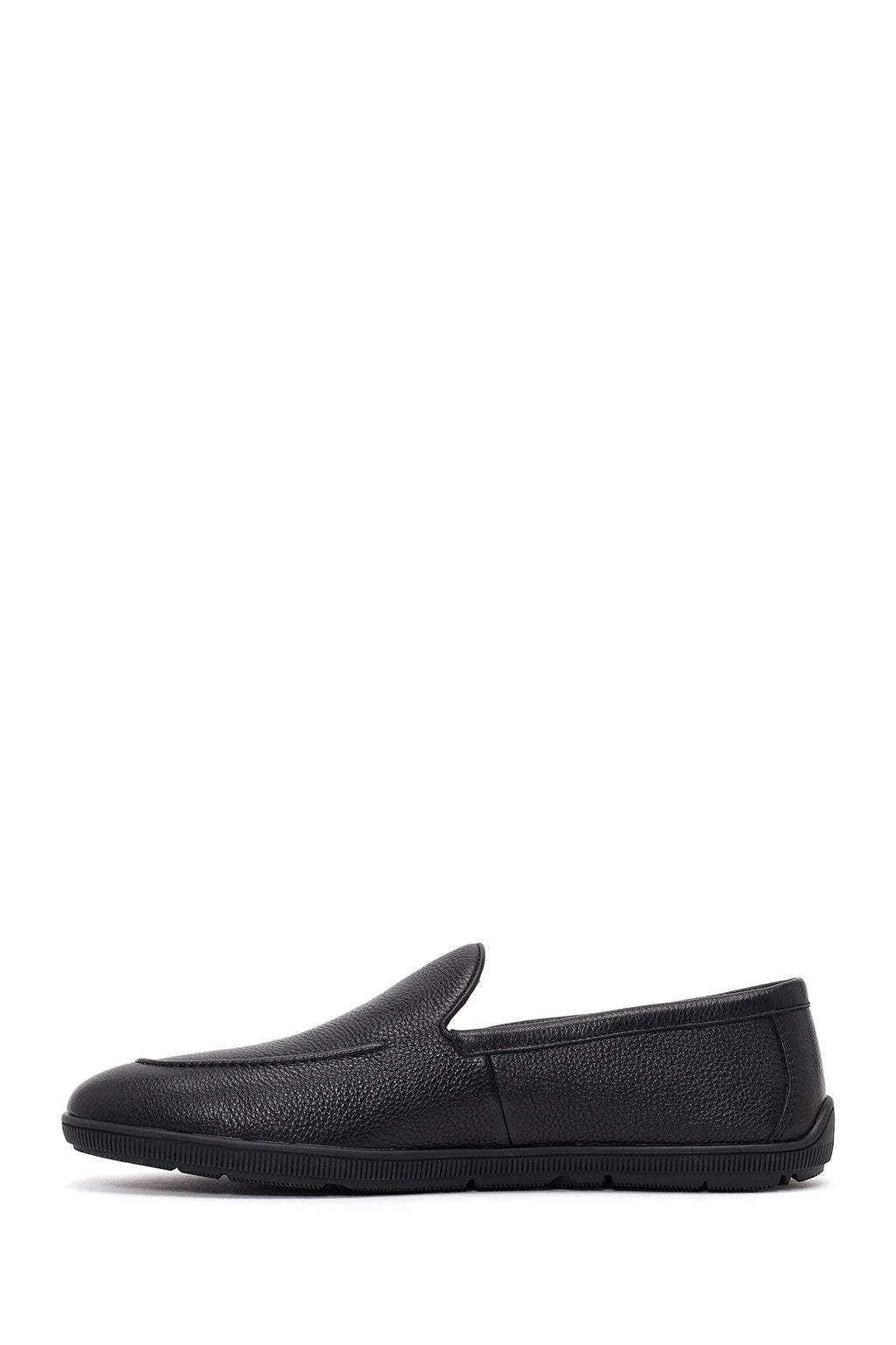 Erkek Siyah Deri Casual Loafer