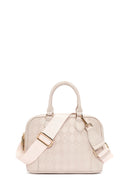 Women's Cream Faux Leather Crossbody Bag | Derimod