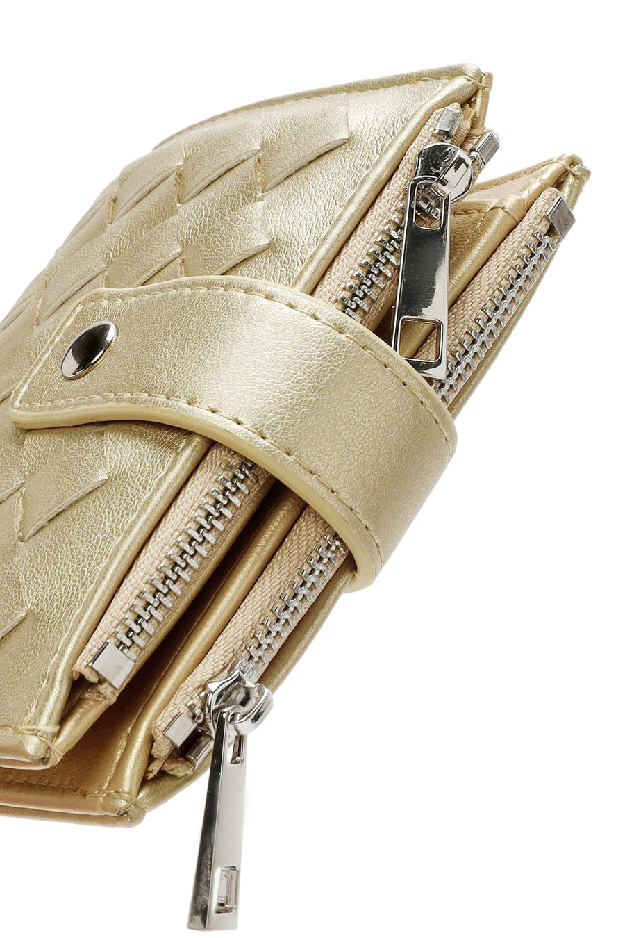 Women's Yellow Metallic Wallet