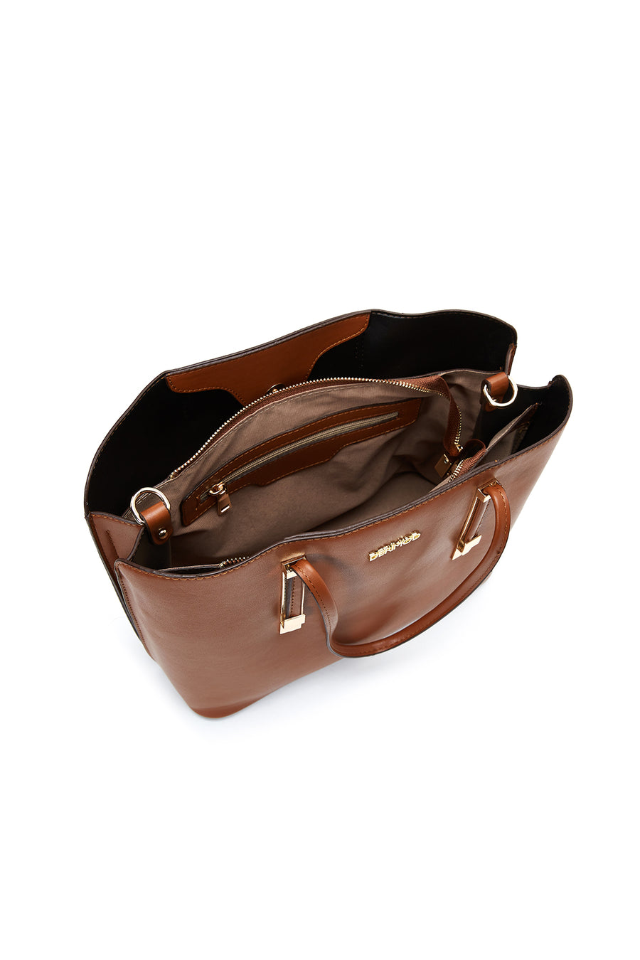Women's Tan Classic Shoulder Bag