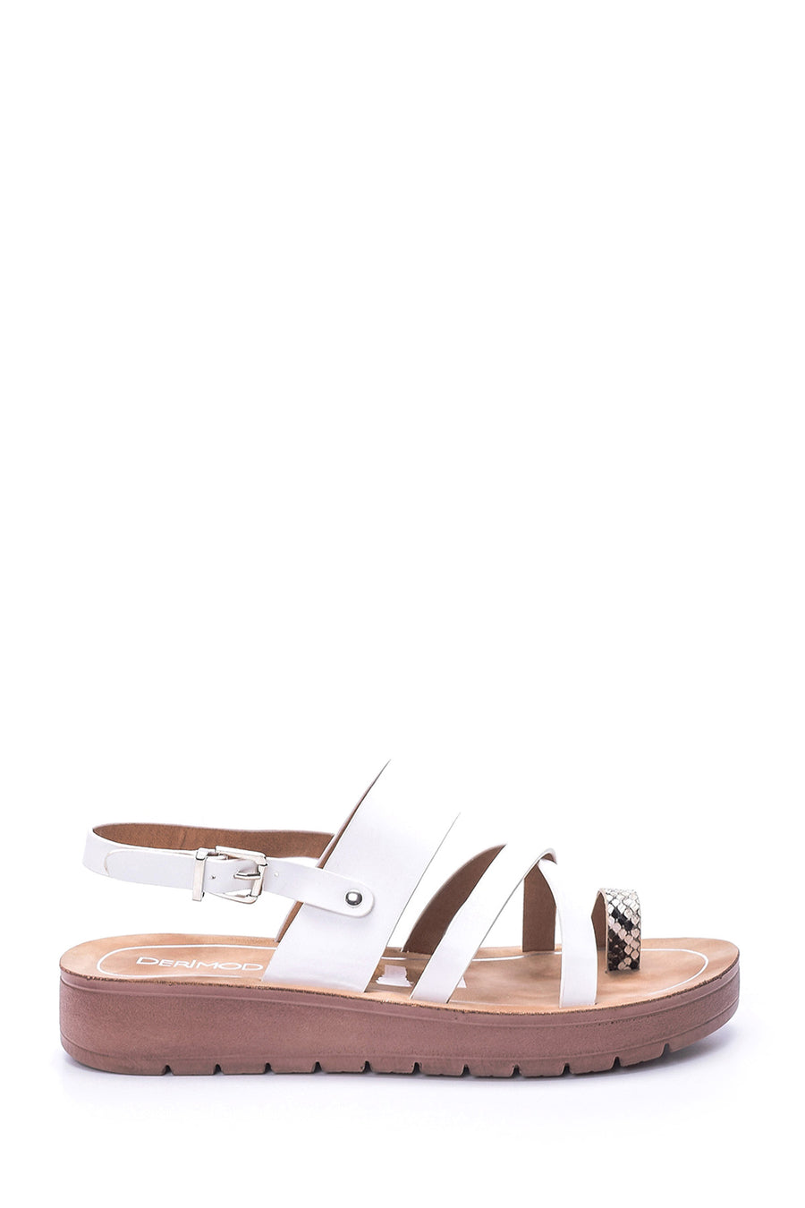 Kadın Kroko Detaylı Sandalet 19SFE275518 | Derimod