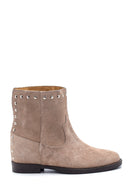 Women's Leather Bead Detailed Boots | Derimod