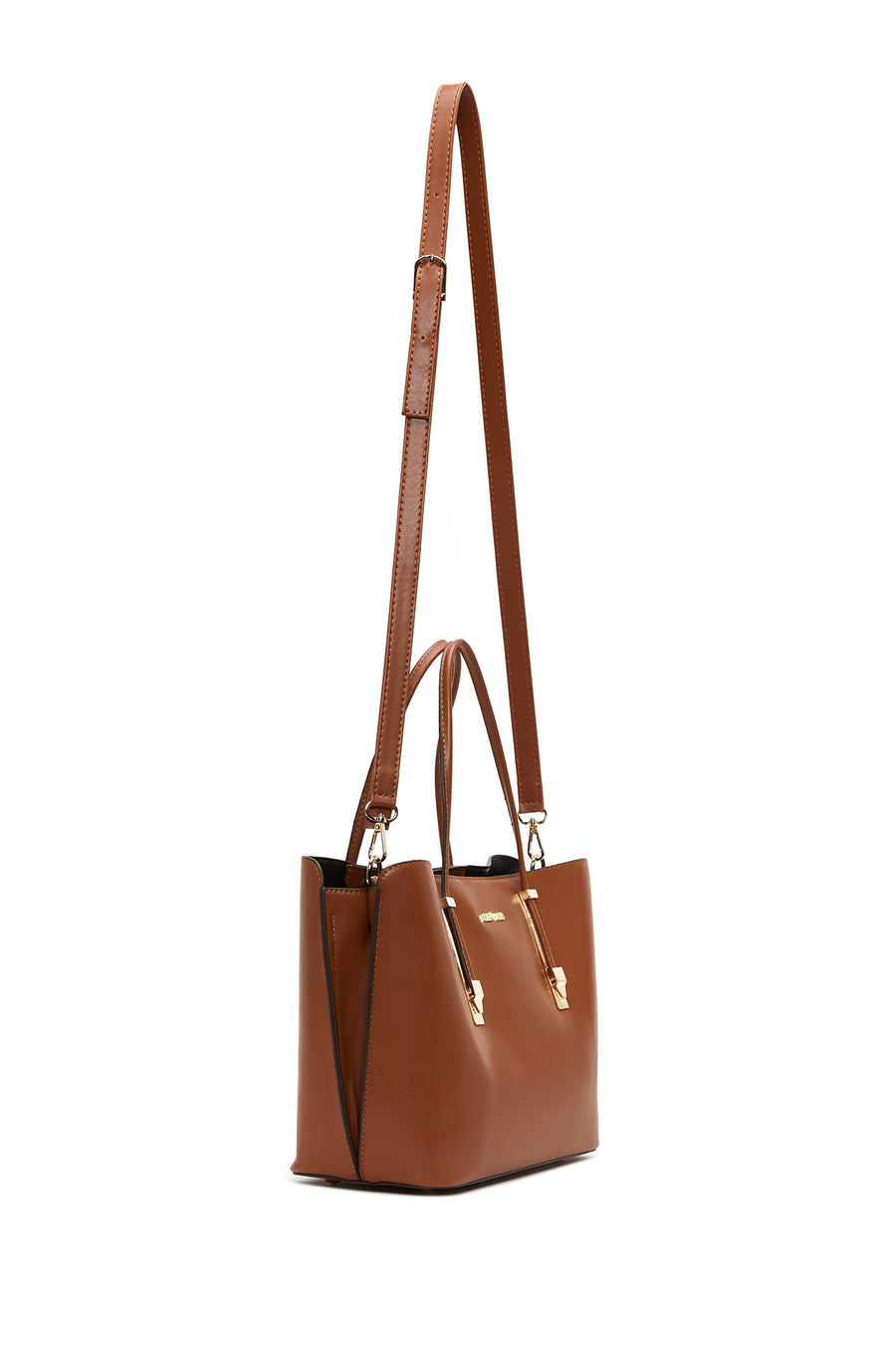 Women's Tan Classic Shoulder Bag