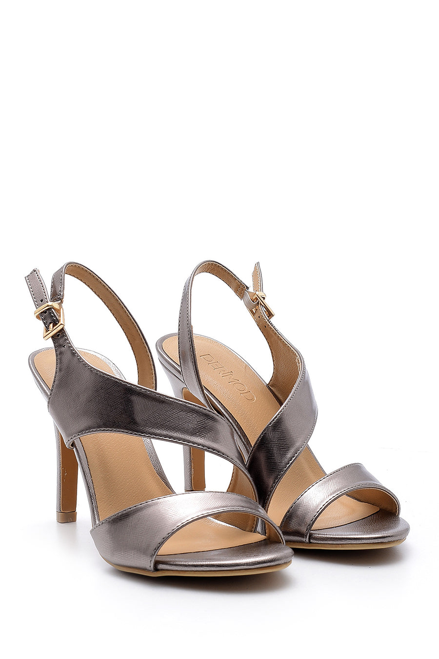 Women's Metallic Heeled Sandals