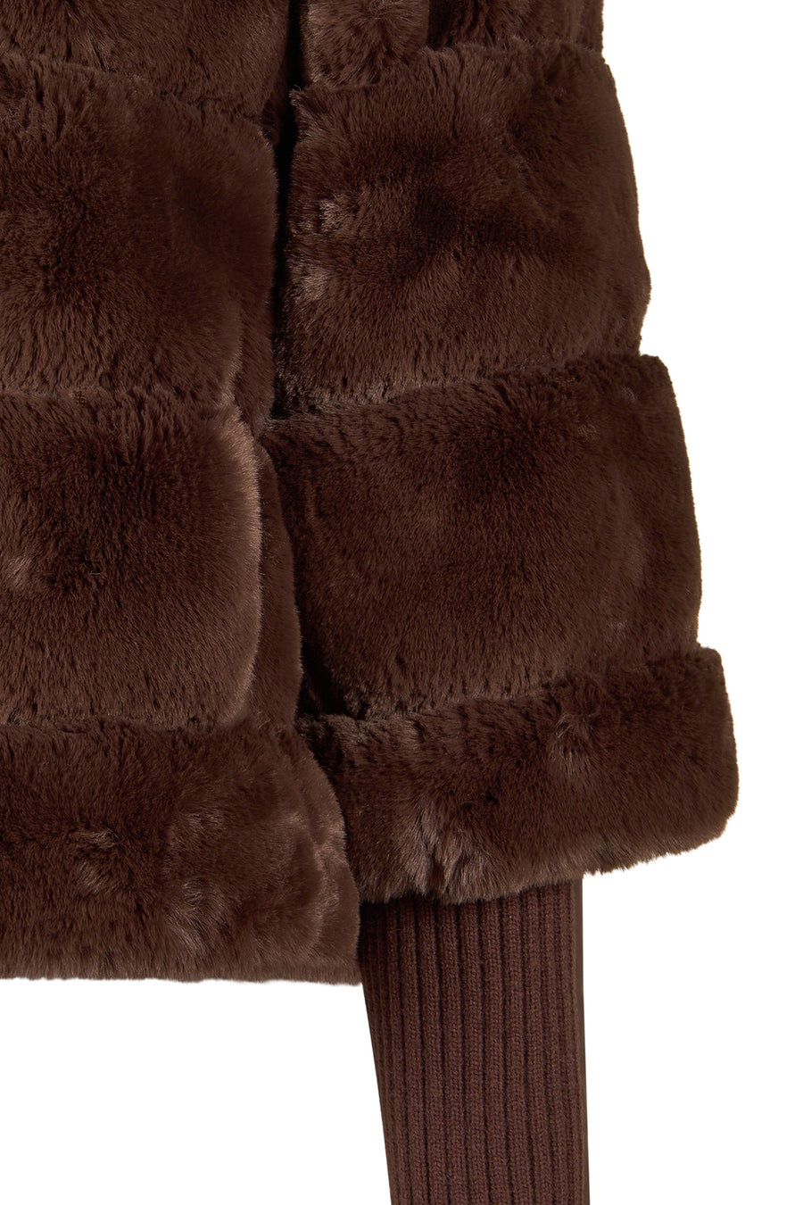 Dolomiti Woman Brown Short Teddy Coats