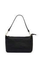 Woman Black Long-Strap Leather Shoulder Bag | Derimod