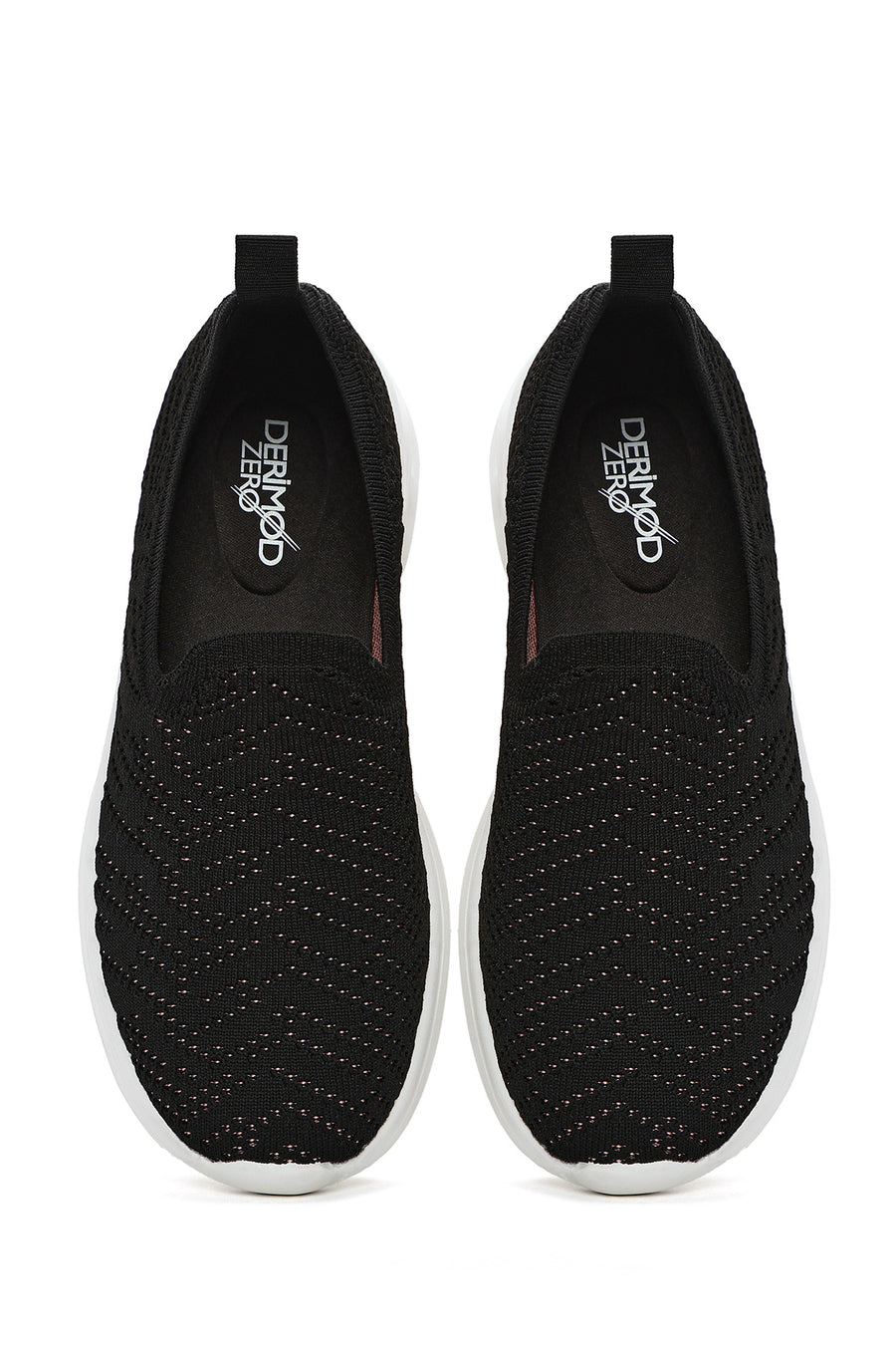 Derimod Zero Women's Black Thick Soled Sneaker