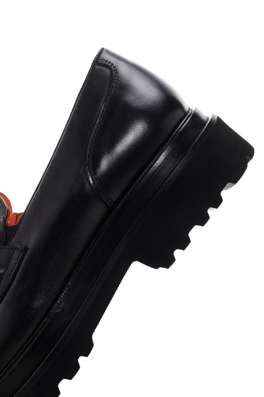 Erkek Siyah Deri Tokalı Casual Loafer