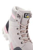 Caterpillar Women's Beige Leather Sports Boots | Derimod